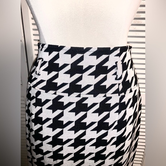 Grace Elements houndstooth pencil Skirt Women's - Picture 4 of 5